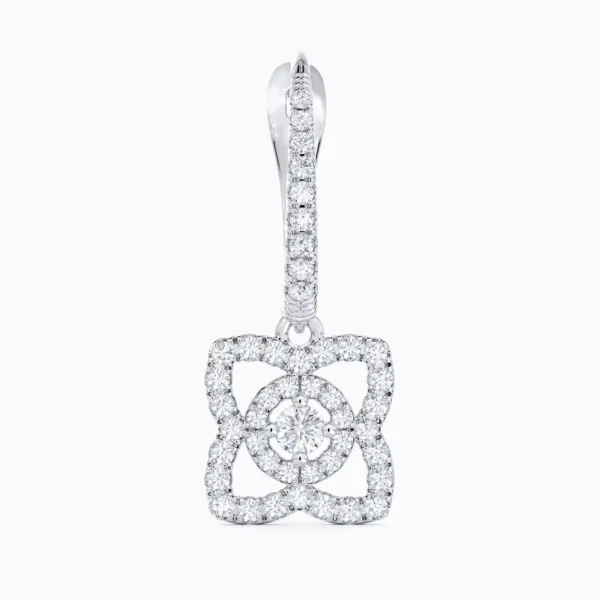 Enchanted Lotus Sleepers in White Gold - Image 2