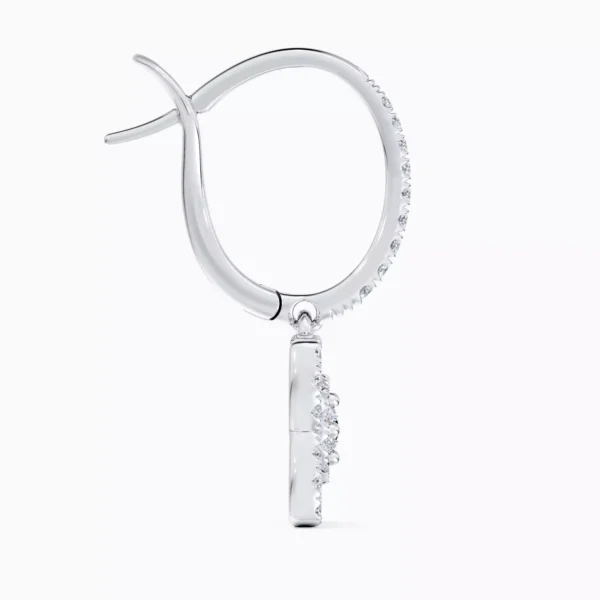 Enchanted Lotus Sleepers in White Gold - Image 3