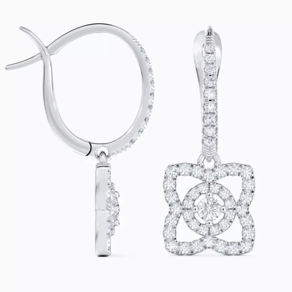 Enchanted Lotus Sleepers in White Gold - Image 4
