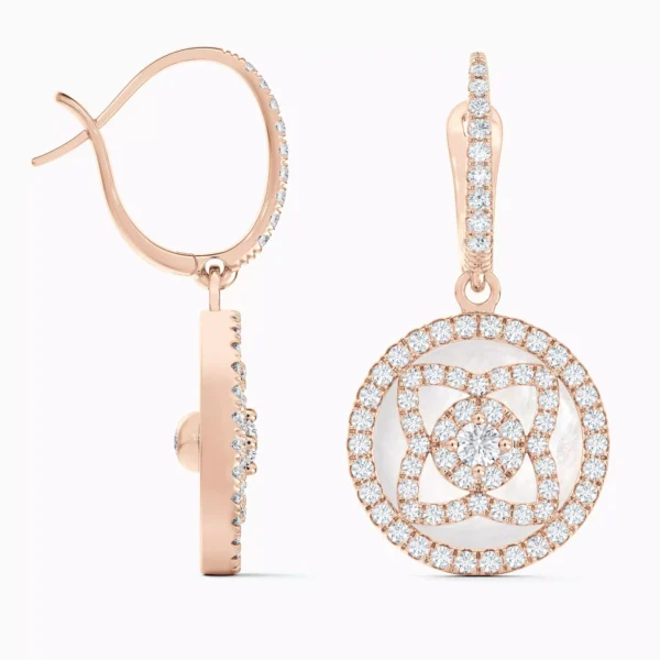Enchanted Lotus Sleepers in Rose Gold and Mother-of-Pearl - Image 3