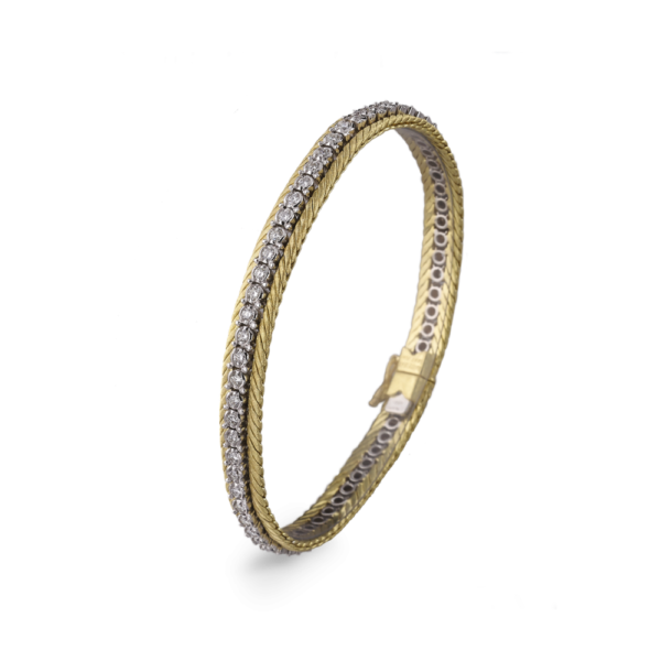 RASO YELLOW AND WHITE GOLD BRACELET - Image 2