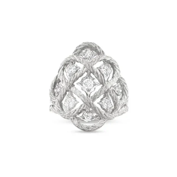 ÉTOILÉE WHITE GOLD RING WITH DIAMONDS - Image 3