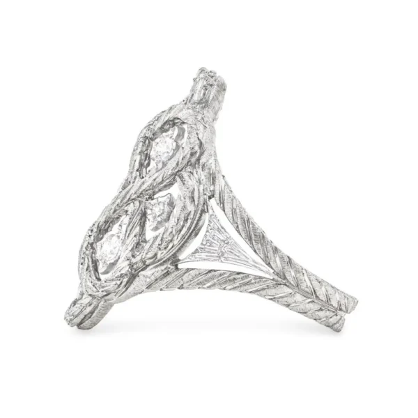 ÉTOILÉE WHITE GOLD RING WITH DIAMONDS - Image 2