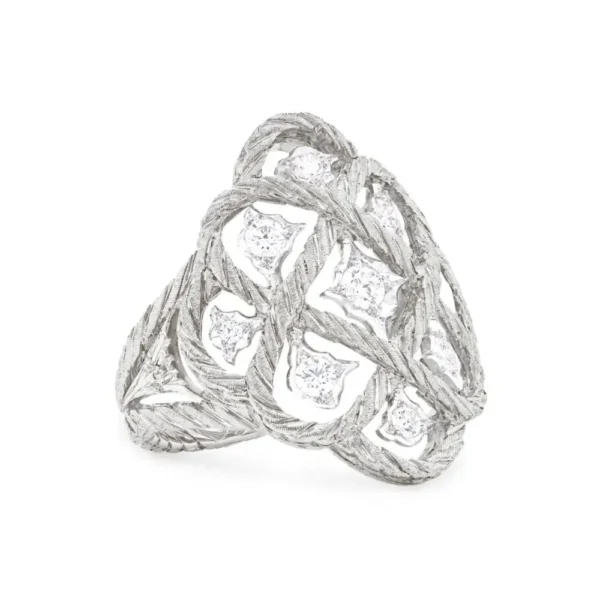 ÉTOILÉE WHITE GOLD RING WITH DIAMONDS - Image 4