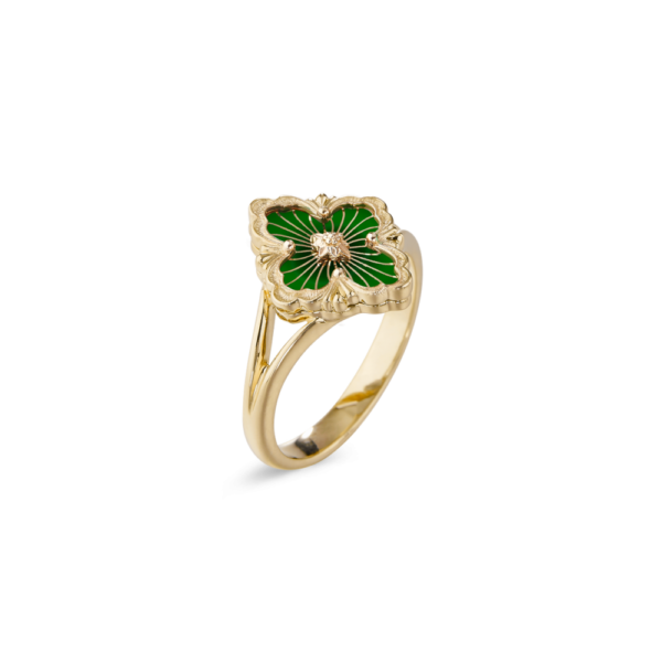 OPERA TULLE YELLOW GOLD RING