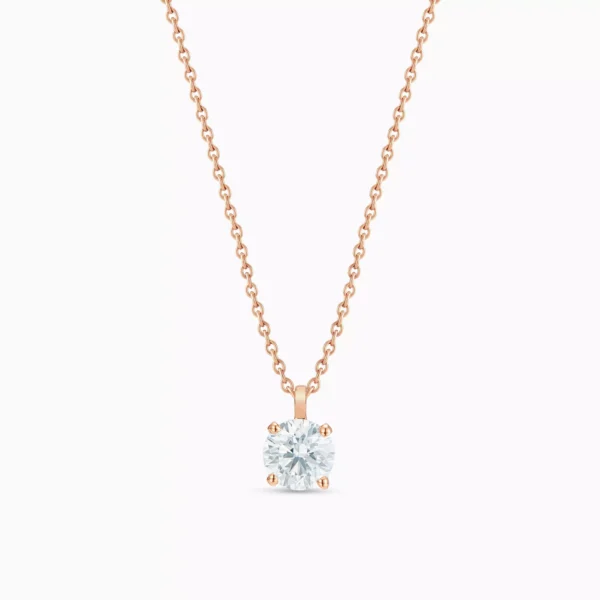 DB Classic Round Brilliant Diamond Pendant - Image 4