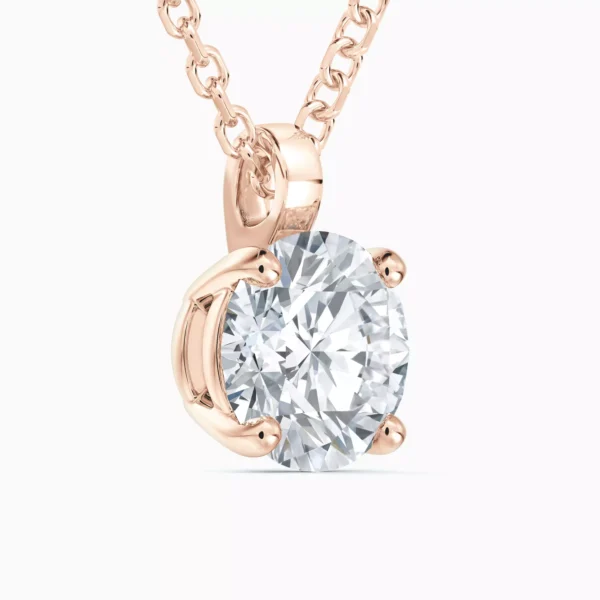 DB Classic Round Brilliant Diamond Pendant - Image 3