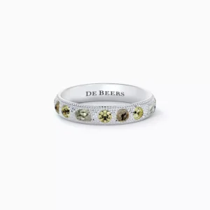 Talisman Small Band in White Gold
