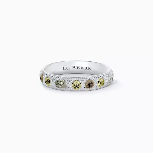 Talisman Small Band in White Gold