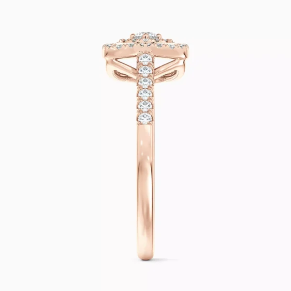 Enchanted Lotus Ring in Rose Gold and Mother-of-Pearl - Image 4