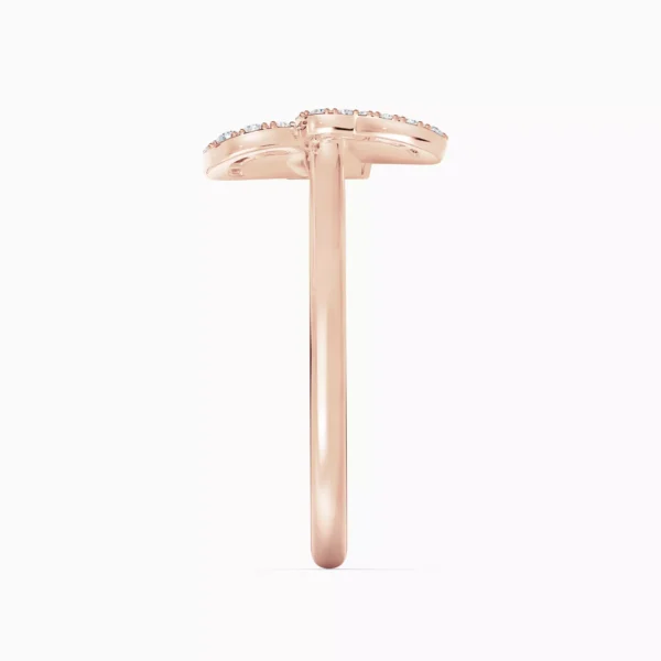 Portraits of Nature Butterfly Ring in Rose Gold - Image 4