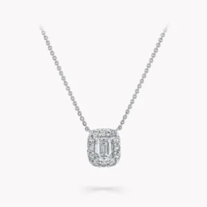Icon Emerald Cut Diamond Pendant