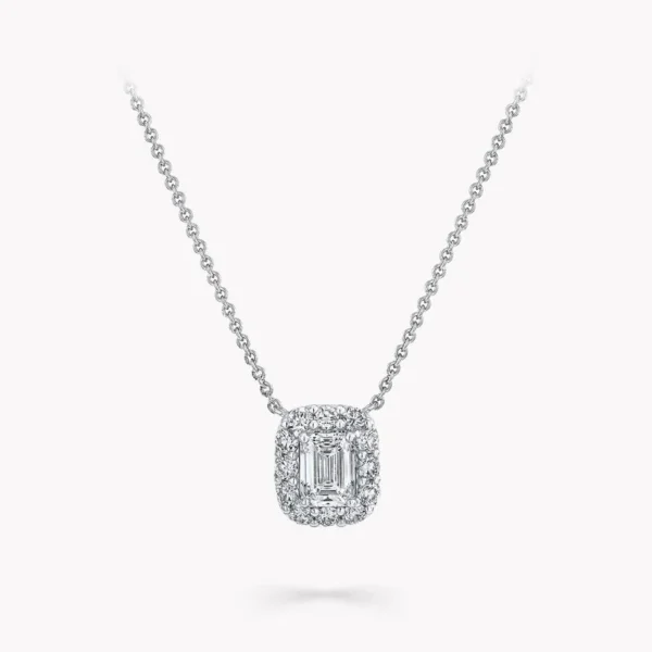 Icon Emerald Cut Diamond Pendant