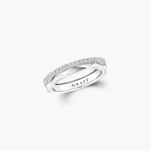 Laurence Graff Signature Diamond and White Gold Band