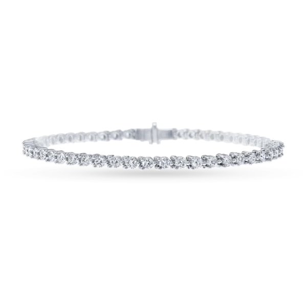 Round Brilliant Diamond Tennis Bracelet