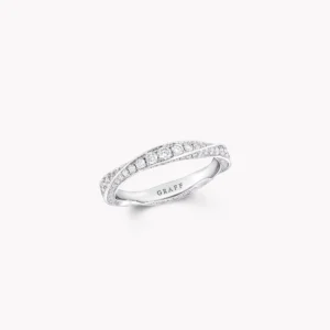 Spiral Pavé Diamond Band