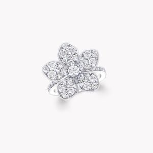 Wild Flower Large Pavé Diamond Ring