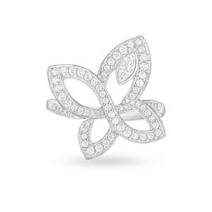 Infinite Lily Cluster Ring