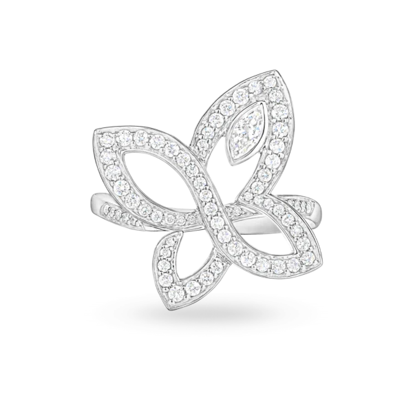 Infinite Lily Cluster Ring
