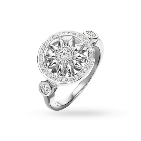 Winston Gates Platinum Diamond Ring - Image 2